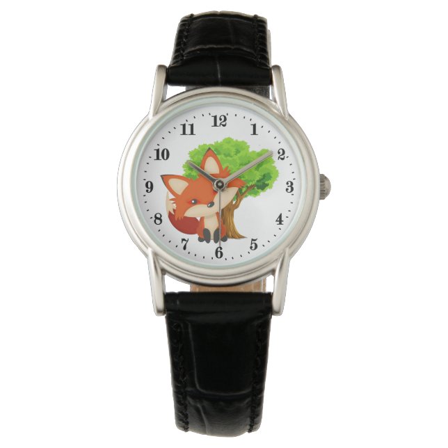 schattig vee horloge (Voorkant)