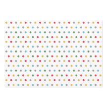 Schattig veelkleurige polka dots patroon