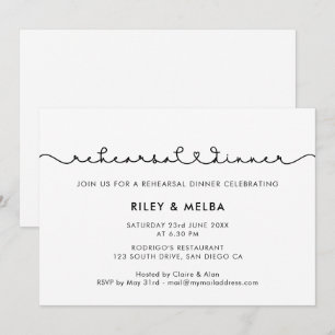Schattig verbindend hart lettertype Proefbruiloft Kaart