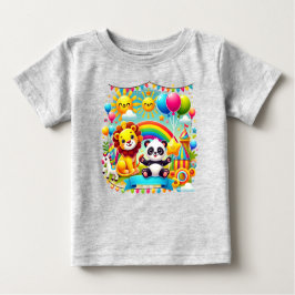 schattig verjaardagsfeest T-shirt voor kinderen