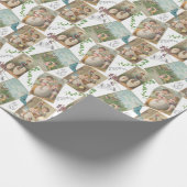  schattig vermengend patroon voor eifloraal cadeaupapier (Hoek)