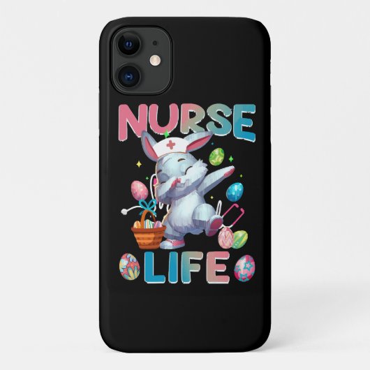 Schattig verpleegstersleven Dabbing Paashaas Case-Mate iPhone Case (Achterkant)