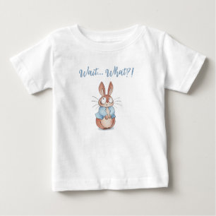 Schattig Verraste Konijn Baby T-Shirt • Waterverf