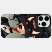 Schattig verschrikkelijk meisje  Case-Mate iPhone case (Achterkant (horizontaal))