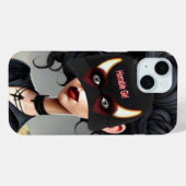 Schattig verschrikkelijk meisje  Case-Mate iPhone case (Achterkant (horizontaal))