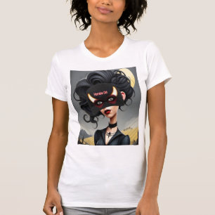 Schattig verschrikkelijk meisje t-shirt
