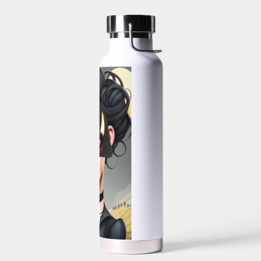Schattig verschrikkelijk meisje waterfles (Links)