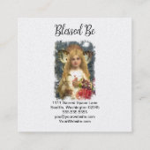 Schattig Vierkante Visitekaartje (Achterkant)