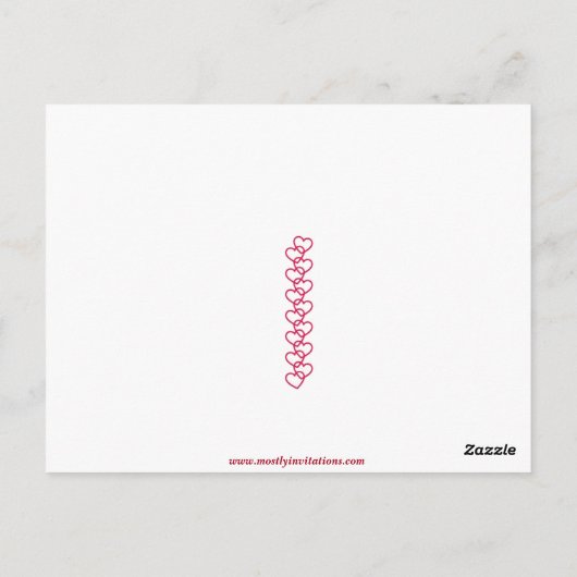 Schattig Vintage Baby Valentijn Briefkaart (Achterkant)