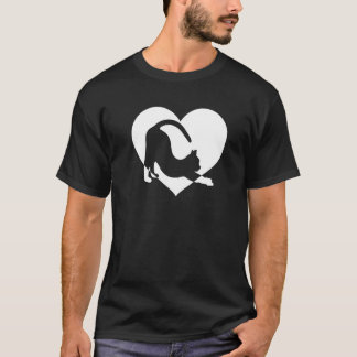 Schattig Vintage Wie Katten Liefheeft Zwarte Kat   T-shirt