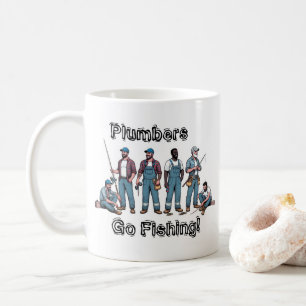 Schattig VISSEN & Lopers Blues Personaliseer Koffiemok
