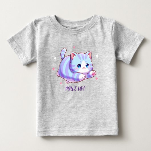 Schattig Vliegend Lavendel Kitten Kawaii (Voorkant)
