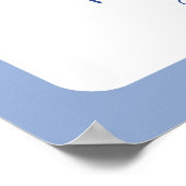 Schattig Vliegtuig Hoe de tijd vliegt Verjaardagsf Poster (Hoek)