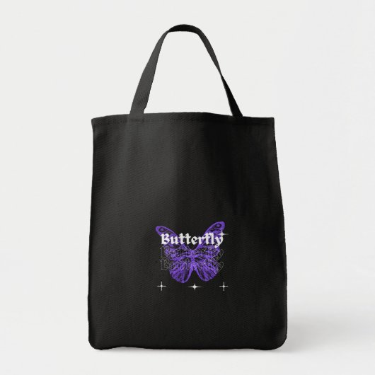 schattig vlinder kunst ontwerp tote bag (Voorkant)