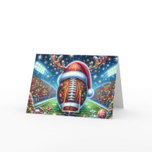 Schattig voetbal met rendierhoorns Kerstmis