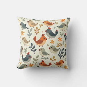 schattig vogelkussenkussen kussen