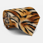 Schattig Voor Hem Tijger Stropdas (Opgerold)