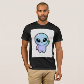 Schattig Vredesteken Alien T-shirt (Voorkant volledig)