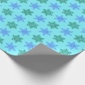 Schattig vrolijk kerstfeest inpakpapier (Hoek)