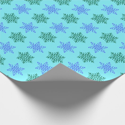 Schattig vrolijk kerstfeest inpakpapier (Hoek)