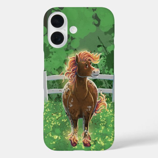 Schattig Vuurpaard Case-Mate iPhone Case (Achterkant)
