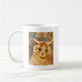 Schattig Wallpaper Cat van Louis Wain Koffiemok (Links)