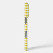 Schattig Warm Geel Gingham Patroon Case-Mate iPhone Case (Achterkant / Rechts)