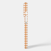 Schattig warm oranje geruit patroon Case-Mate iPhone case (Achterkant / Links)