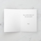 Schattig Wasbeer Koppel Partner in Misdaad Grappig Kaart (Binnen)