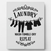 schattig waskamerdecor fotoplaat (Voorkant)