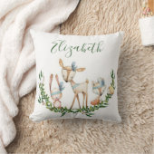 Schattig watercolor hertje baby kussen (Deken)