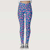 Schattig watermeloen patroon leggings (Voorkant)