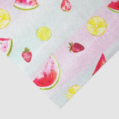 Schattig Watermeloen Zomer Fruit Baby shower Tissuepapier (Detail)