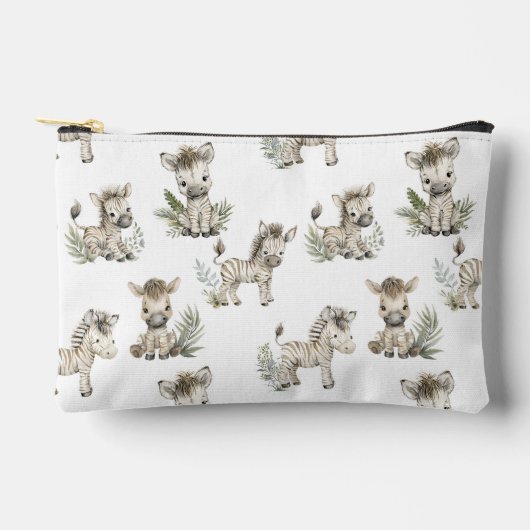 Schattig Waterverf Baby Zebra Ontwerp | Neutrale S Etui (Voorkant)
