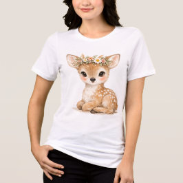 Schattig waterverf babyhert bosland Ree Tri-Blend Shirt