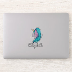 Schattig Waterverf Eenhoorn Sticker