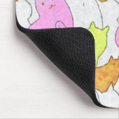 Schattig Waterverf Kat Doodle Patroon Muismat (Hoek)