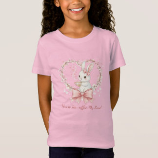 Schattig Waterverf Konijn - Persoonlijke Kinderkle T-shirt