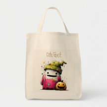 Schattig Waterverf Patchwork Spook Halloween