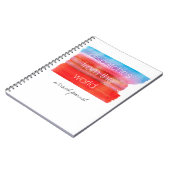 Schattig Waterverf Reisjournaal Notitieboek (Linkerzijde)