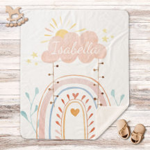 Schattig Waterverf Roze Regenboog Baby