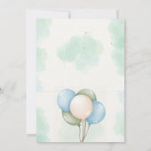 Schattig we kunnen bijna wachten baby shower kaart (Achterkant)