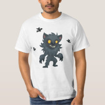 Schattig weerwolf Halloween T-shirt