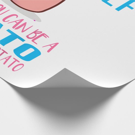 Schattig Wees altijd jezelf tenzij een aardappel k Cadeaupapier (Hoek)