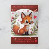 Schattig weinig voor Happy Birthday Kaart (Binnen)