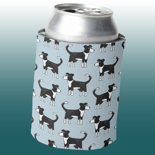Schattig Welsh Border Collie Sheep Dog Patroon Blikjeskoeler