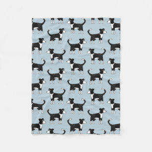 Schattig Welsh Border Collie Sheep Dog Patroon Fleece Deken