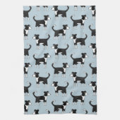 Schattig Welsh Border Collie Sheep Dog Patroon Theedoek (Verticaal)