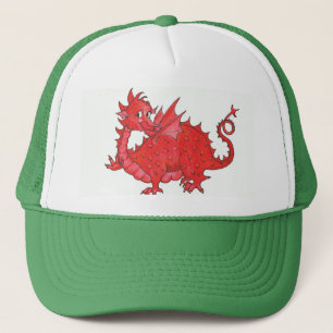 Schattig Welsh Red Dragon Trucker Hoed Pet
