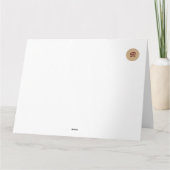 schattig wenskaart godin kaart (Achterkant)